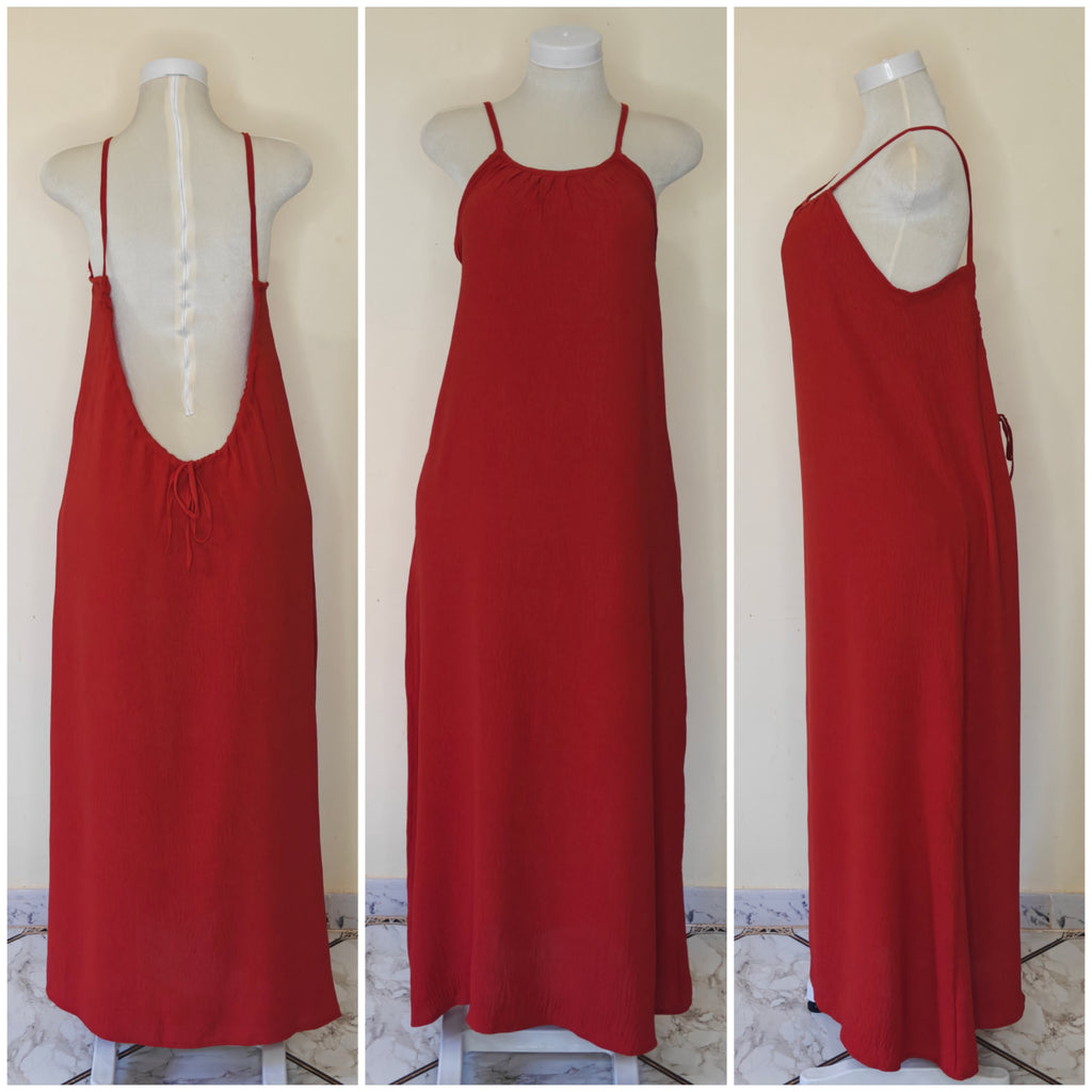 backless dress