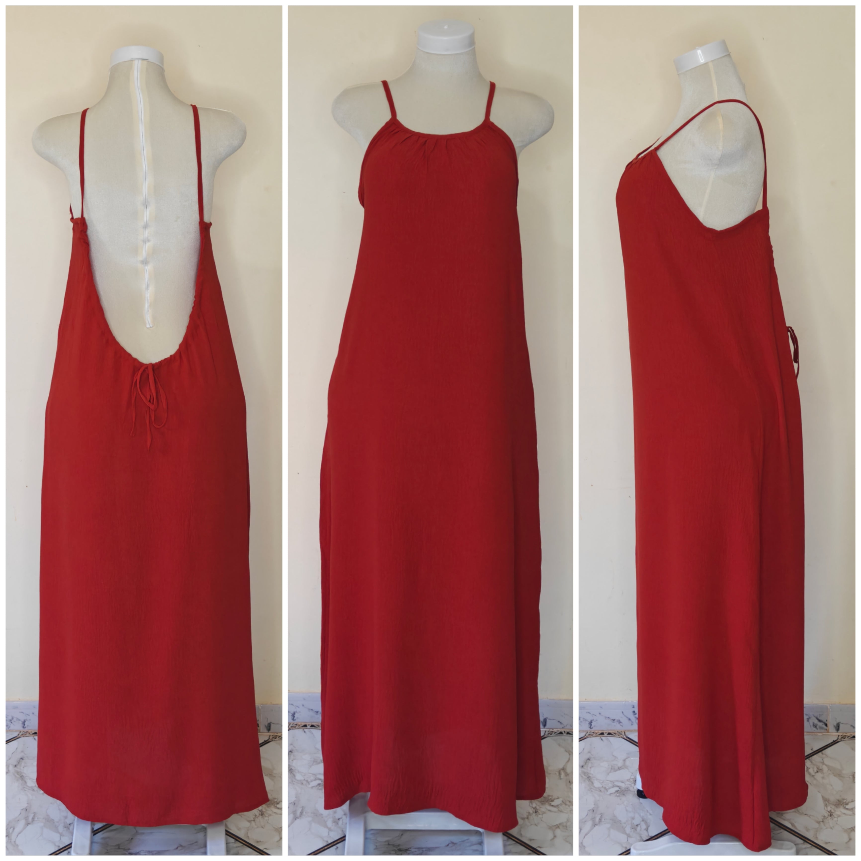 backless dress