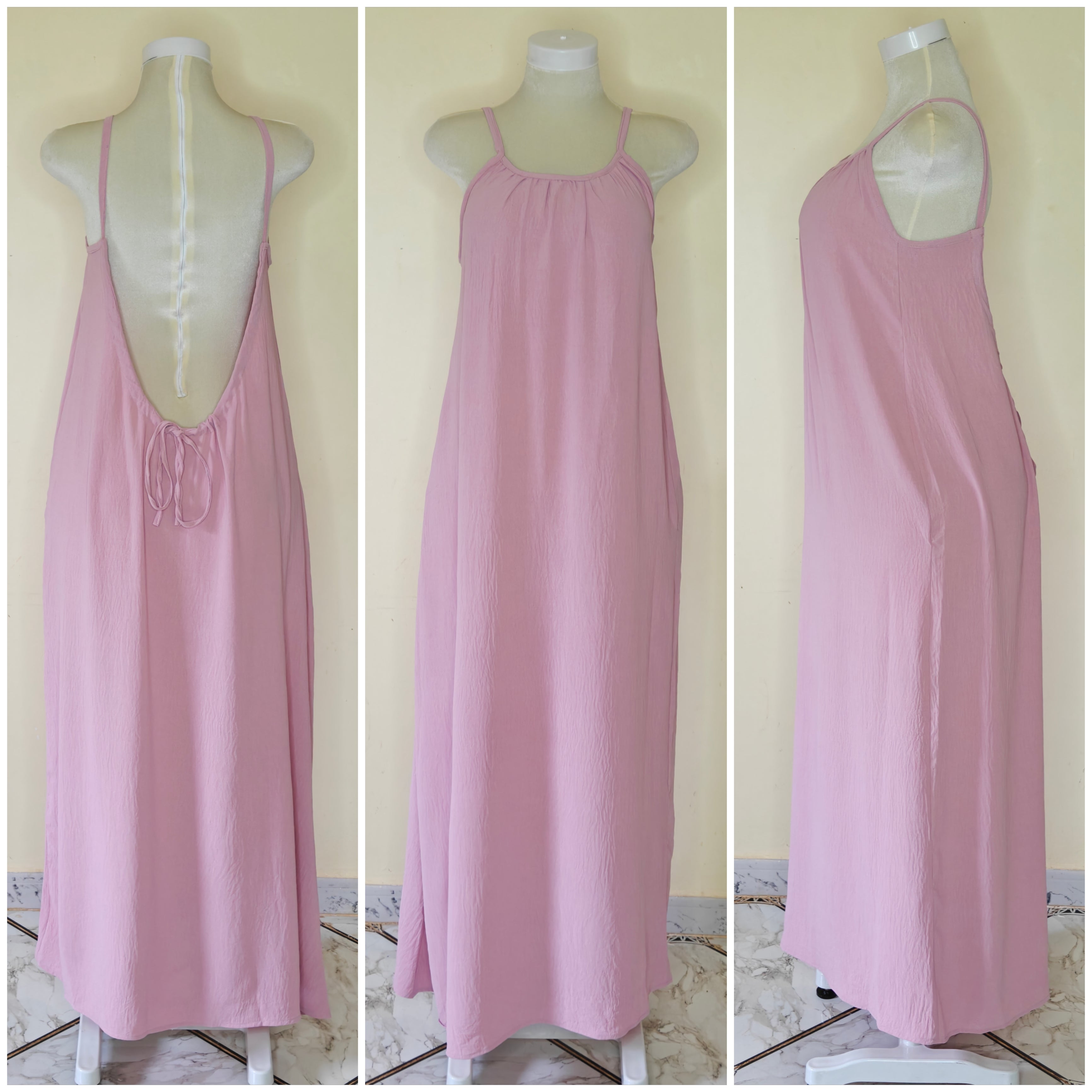backless dress