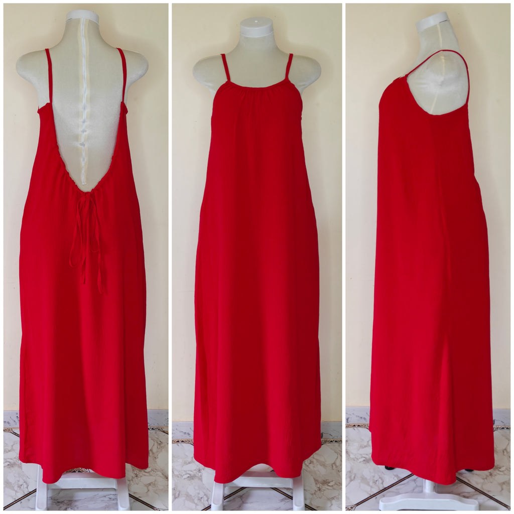 backless dress