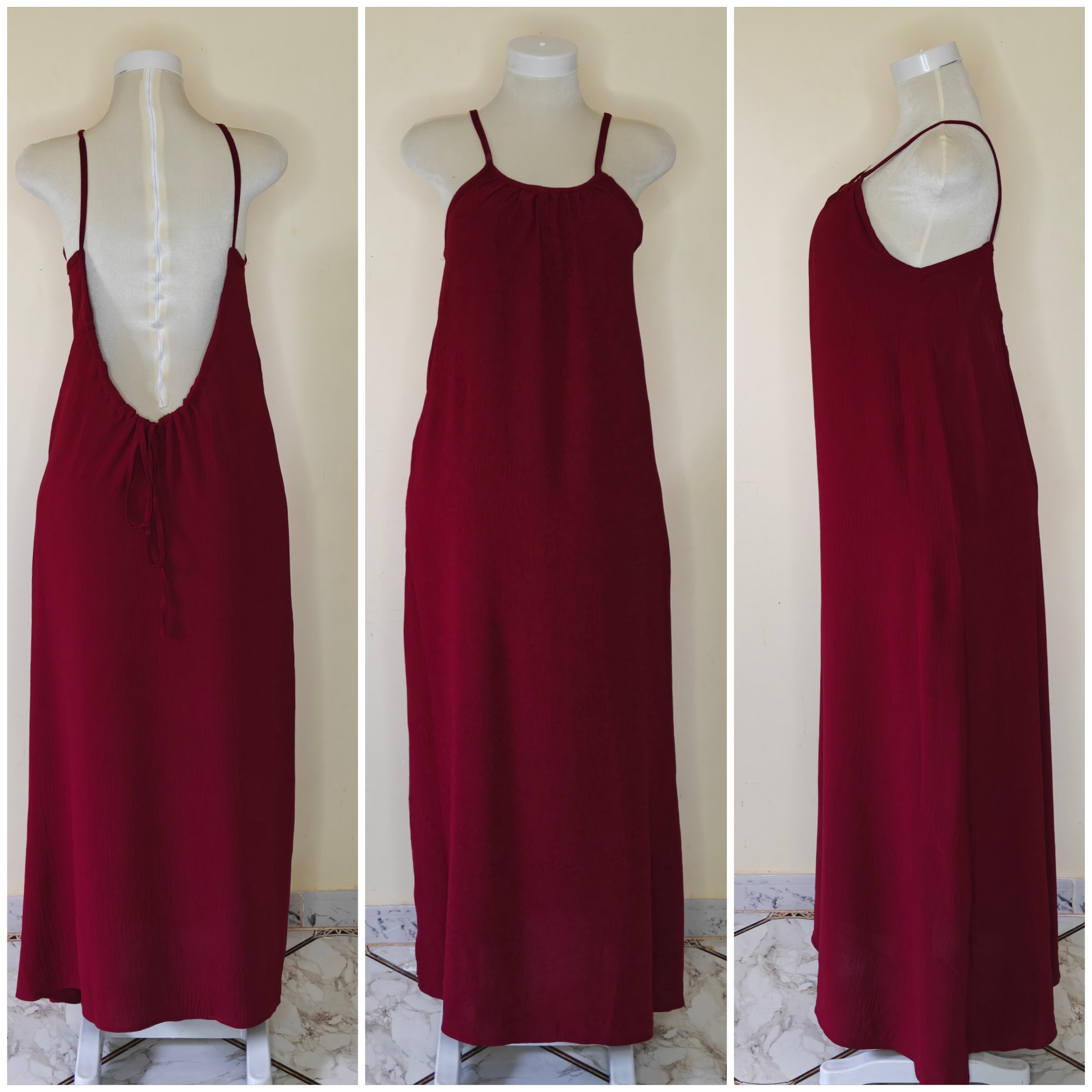 backless dress