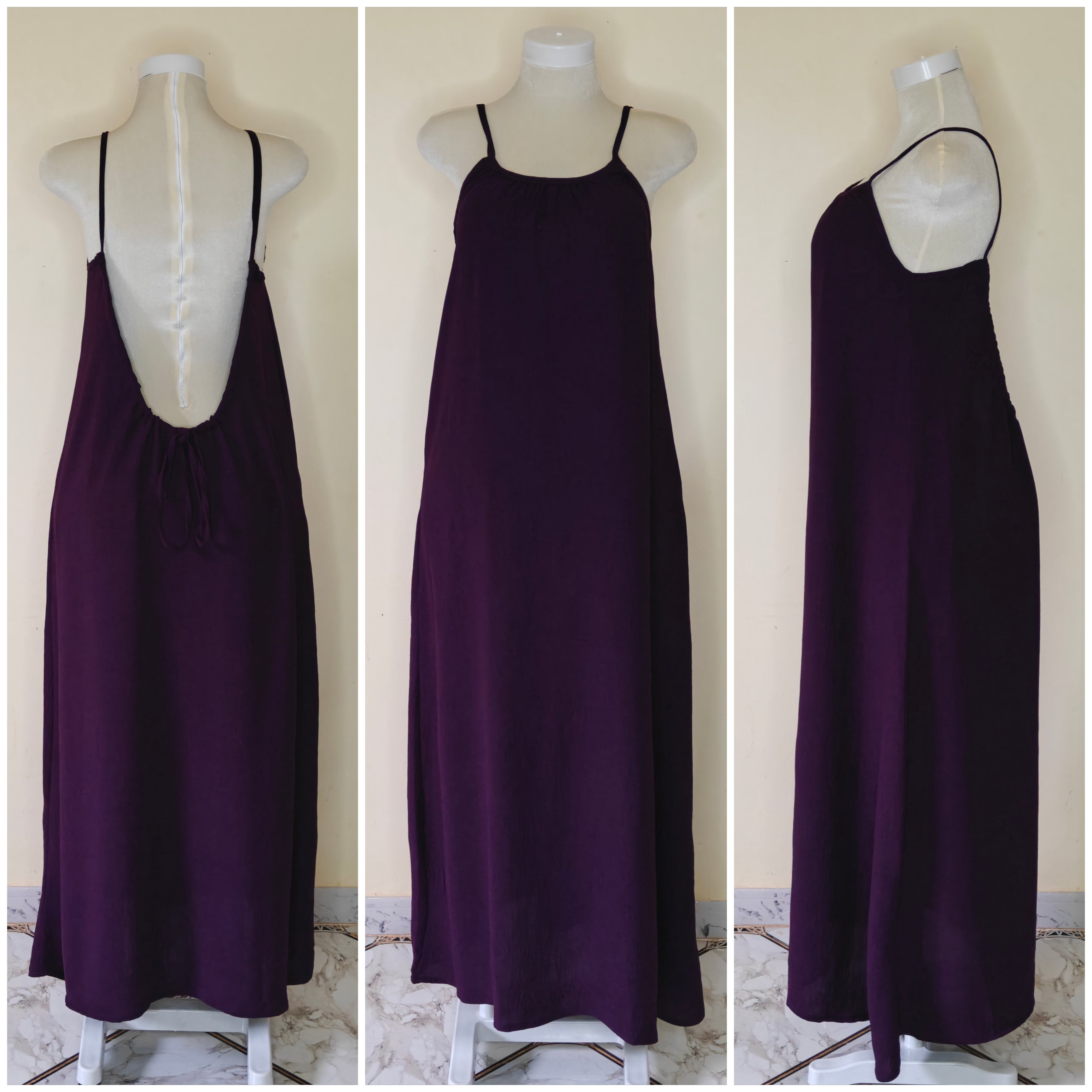 backless dress