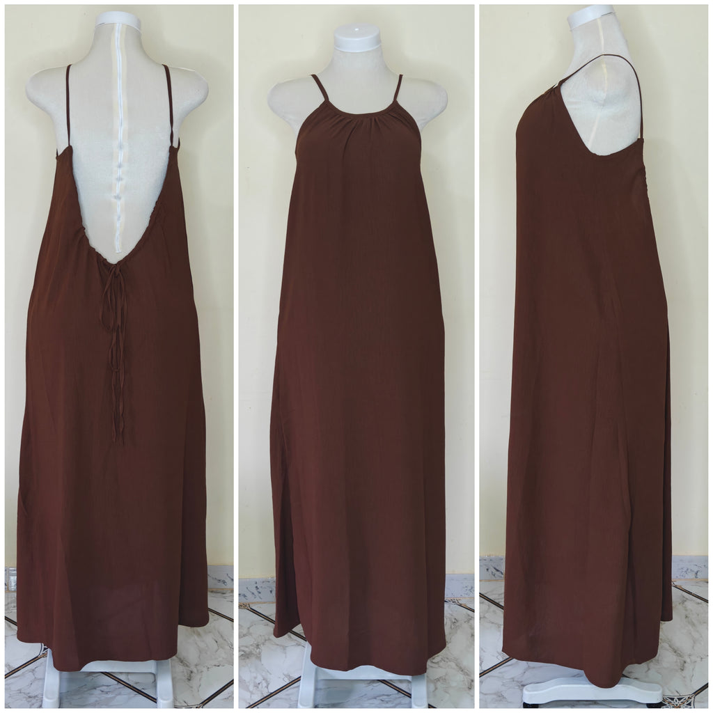 backless dress
