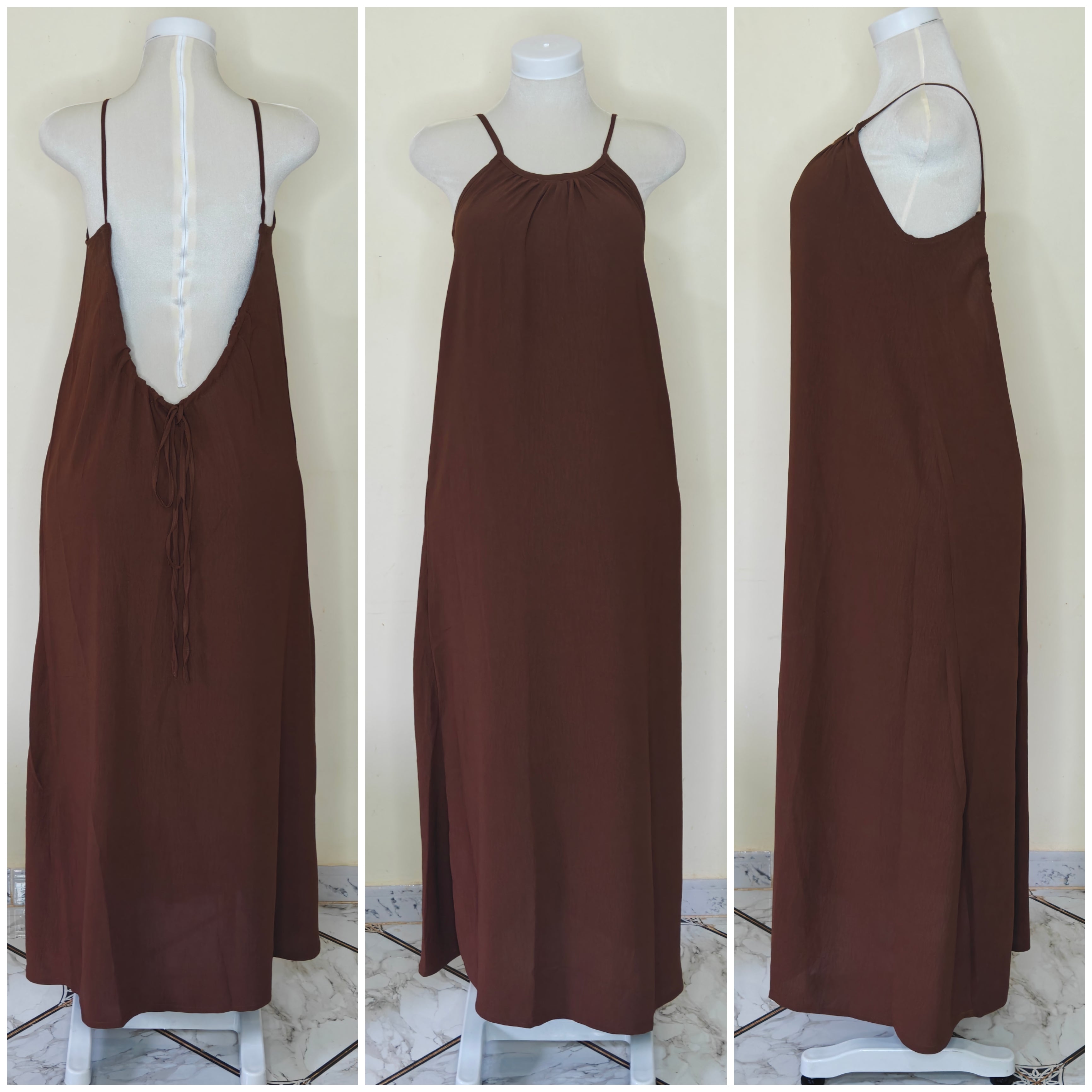 backless dress