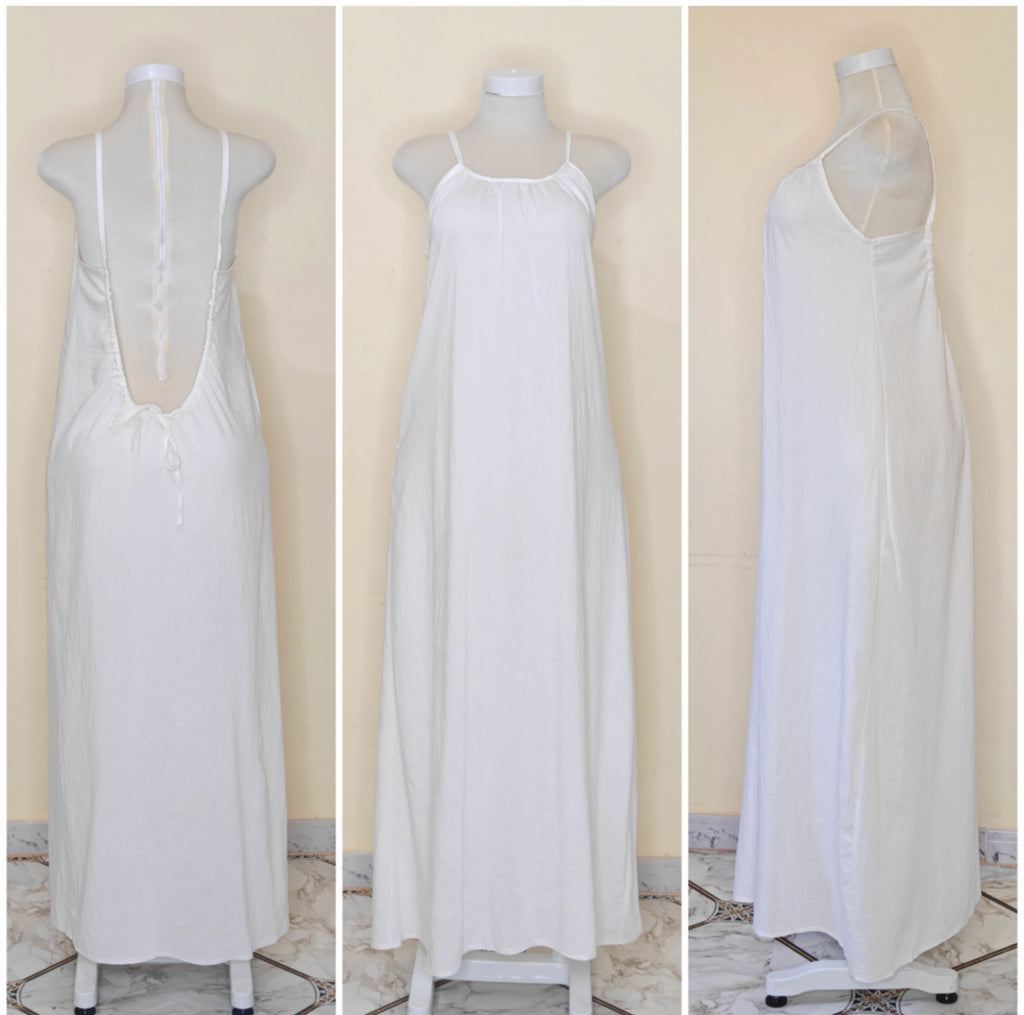 backless dress